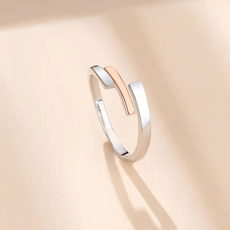 Bague Simple Édition Coréenne - Design Paysage Froid