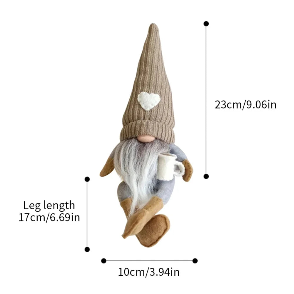 Gnomes de Café en Peluche – Décoration Cozy & Tendance