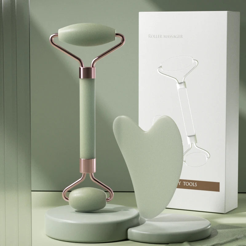 Rouleau de Massage Visage & Cou – Soin Beauté Raffermissant