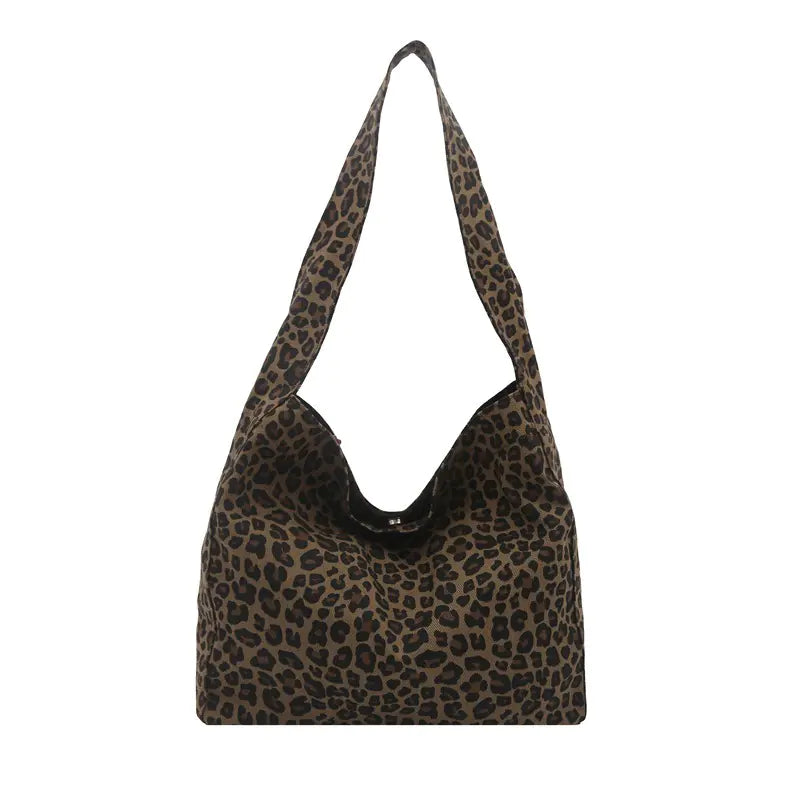 Sac pour Femme à Imprimé Léopard de Grande Capacité